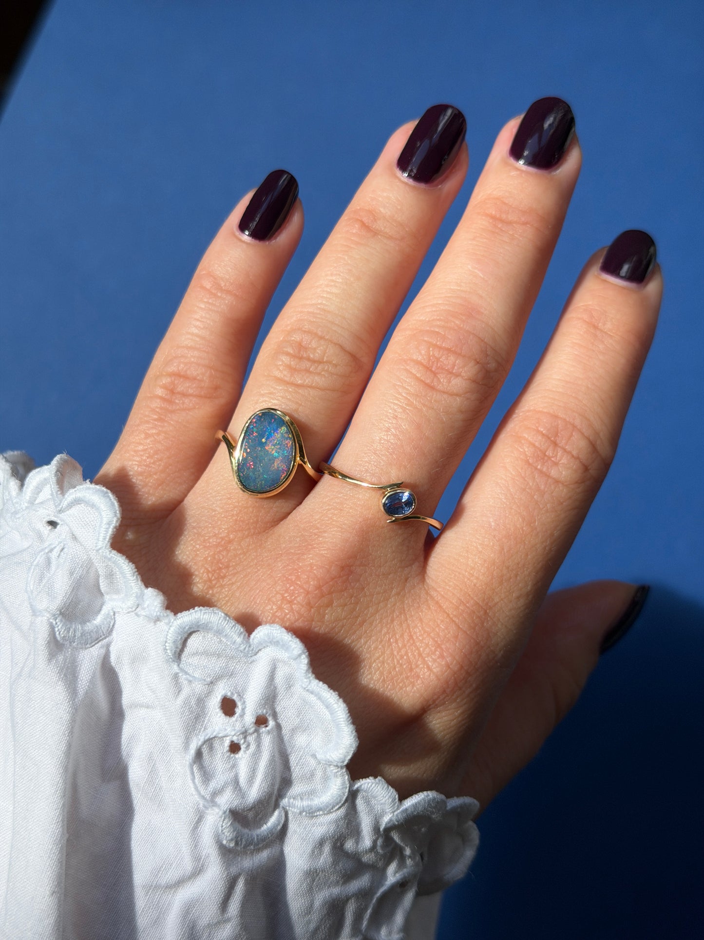 14ct opal ring