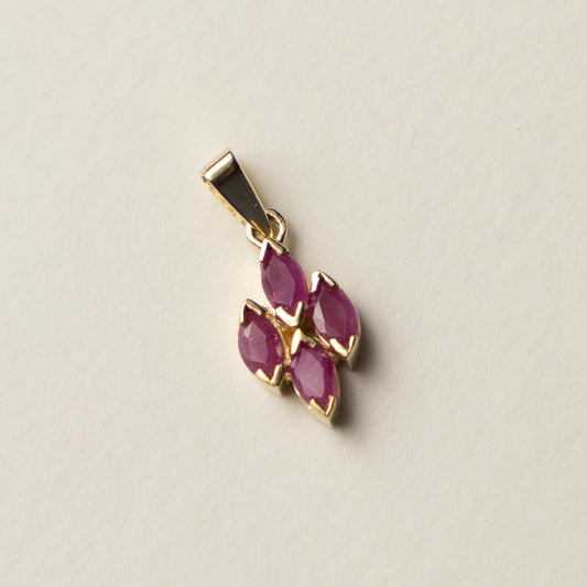 9ct ruby pendant