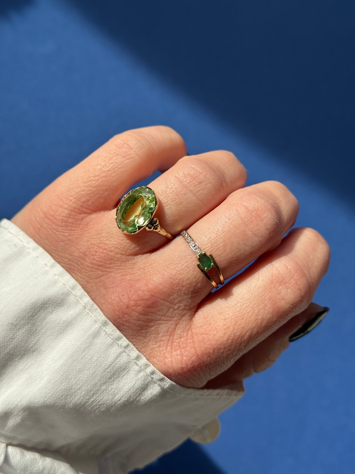 14ct spinel ring