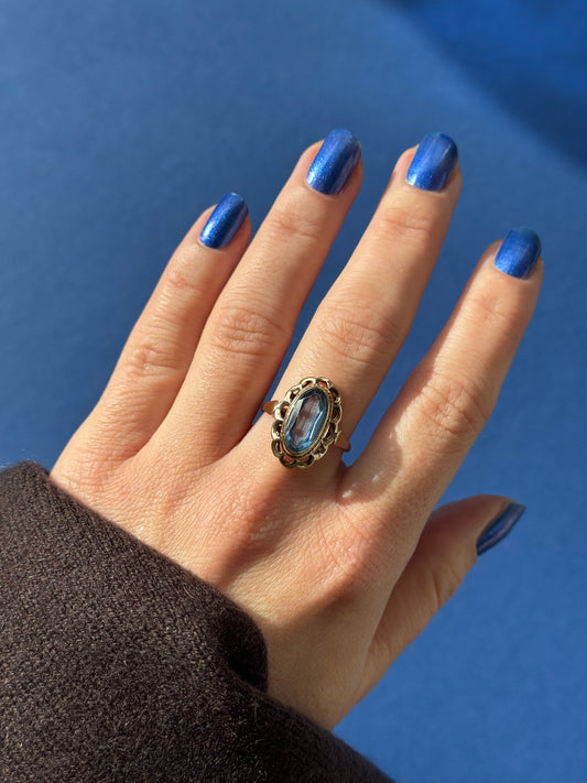 14ct spinel ring