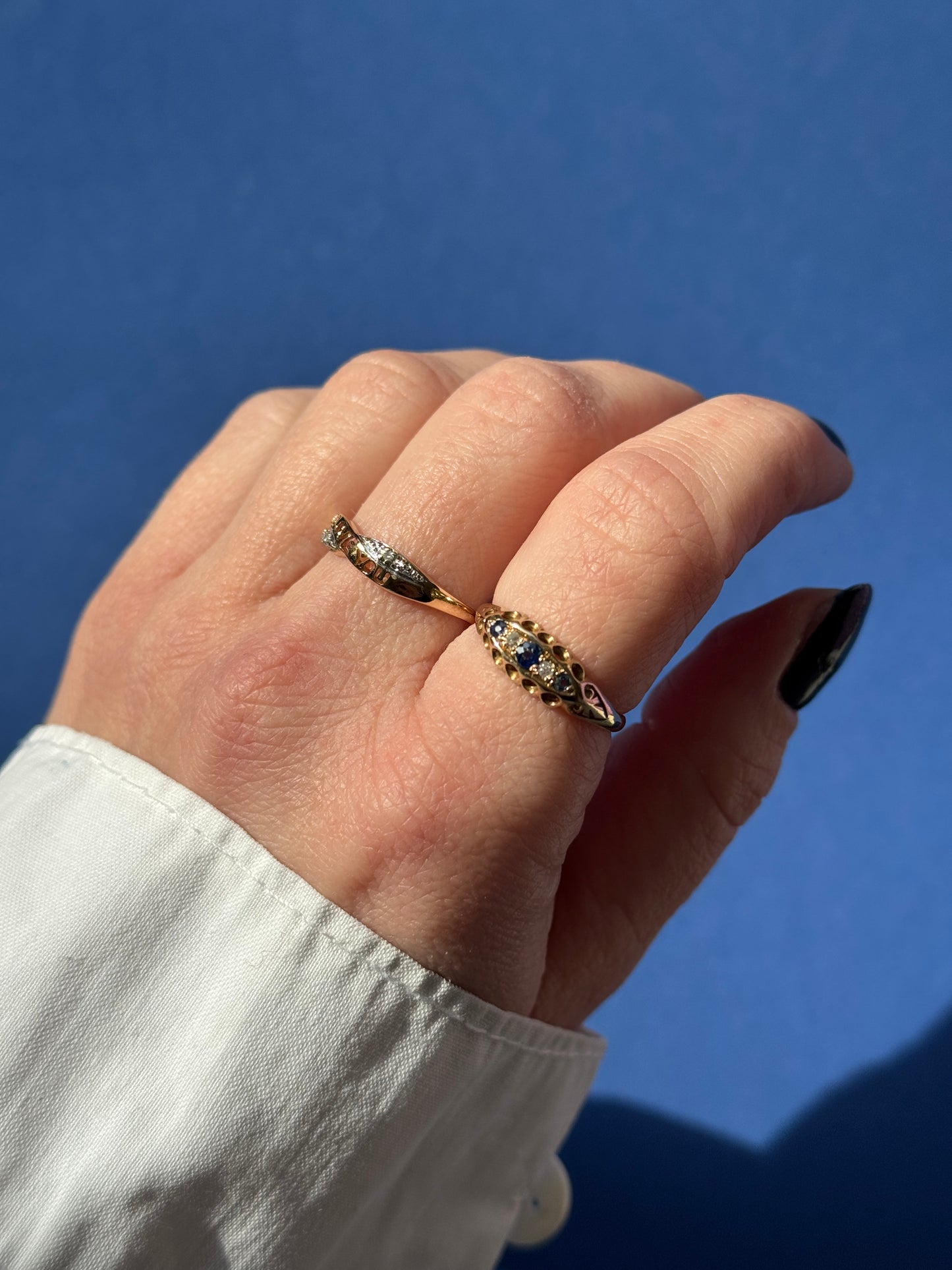 9ct 'I LOVE YOU' diamond ring