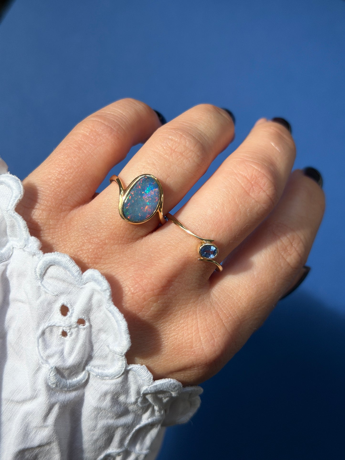 14ct opal ring
