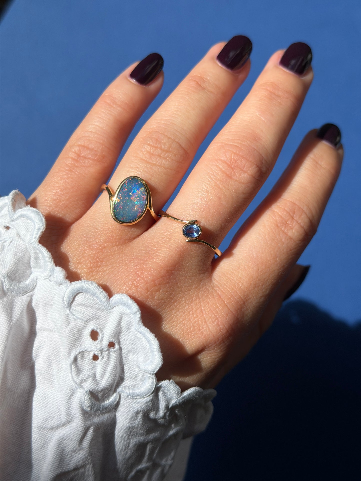 14ct opal ring