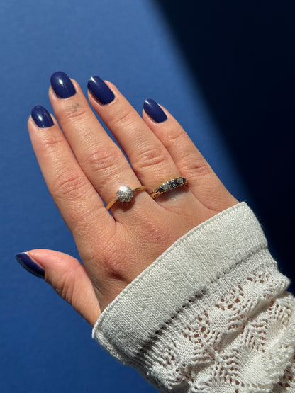 18ct antique Edwardian diamond ring